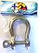 Stainless Steel D- Shackle (5/16, Standard)