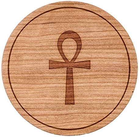 WOODEN ACCESSORIES COMPANY Wooden Refrigerator Magnets With $(t)s Engraving - 2" Round Refrigerator Magnets - Handmade Wood Dishwasher Magnet In The USA