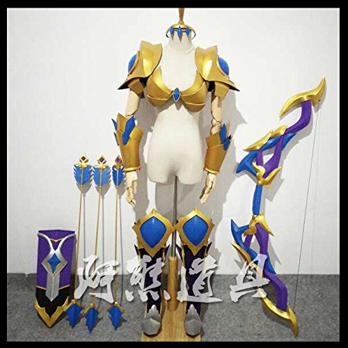 LOL ashe a set of armors Cosplay Prop(don't include weapons)