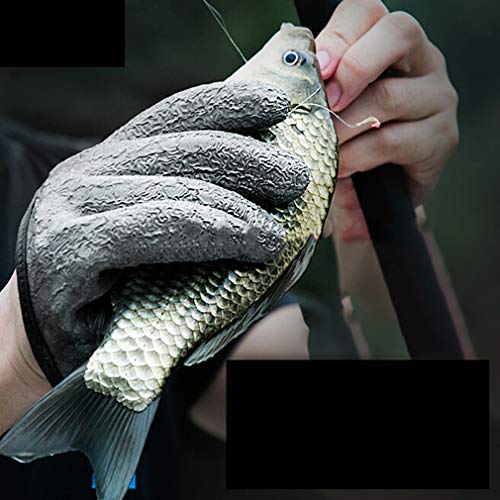 Angelhandschuh mit Magnethaken, schnittfest, wasserdicht, rutschfest, für Fischer, links – Bild 5