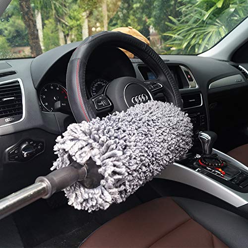 upra Car Duster Kit 6pcs, Multipurpose Car Cleaning Tool Kit - Professional Exterior/Interior Car Wash Brush Kit, Excellent for Home Office Auto Motorcycle Truck