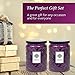 Aromatherapy Scented Candles - Great for Minimalistic Home Decor, Stress Relief, and Gift Set of Two 16 Ounce Mason Jar Candles (Island Orchid)