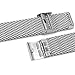 22mm Mesh Stainless Steel Milanese Loop Replacement Watch Band For Samsung Gear 2, Gear Neo, Gear Live (YESOO Retail Packaging - 180 Days Warranty) (Loop Silver)