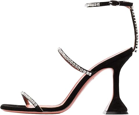 high heels with diamonds