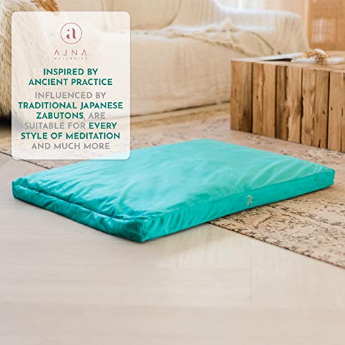 Ajna Velvet Zabuton Meditation Mat Luxurious Meditation Cushion Floor