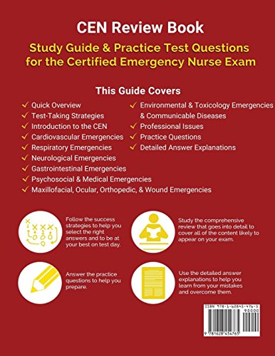 CEN Review Book: Study Guide & Practice Test Questions for the Certified Emergency Nurse Exam