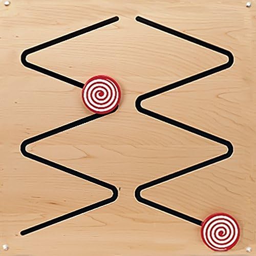 Anatex Zigidy Zag Learning Activity Kids Development Toy Kit Wall Mounted Panel Kids Children