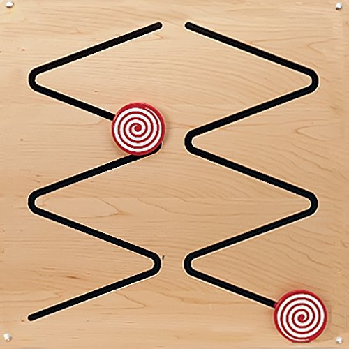 Anatex Zigidy Zag Learning Activity Kids Development Toy Kit Wall Mounted Panel Kids Children