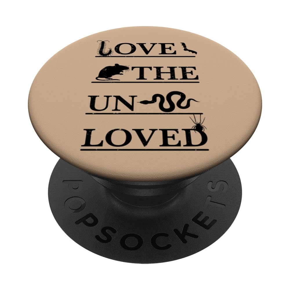 Love The Unloved Insects snake Lover Entomology Herpetology PopSockets Swappable PopGrip