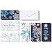 BEST PAPER GREETINGS Money Envelopes for Cash Gifts - 36 Pack, 3.6 x 7.25 Inch, Snowflake Winter Designs - Money Card Holder