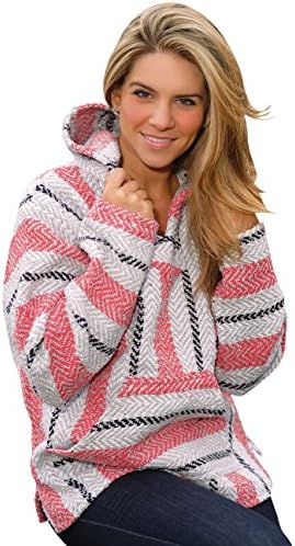 Sherbert Baja Pullover with Hood, Pouch Pocket, Inside Brushing