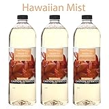 Hosley's Premium Grade 34 oz Hawaiian Mist Liquid Potpourri for Aromatherapy- Case of 3 Ideal GIFT for weddings, spa, Reiki, Meditation, Bathroom settings