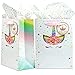 Unicorn Party Favor Bags - Set of 12 - Cute Pastel Ribbon Handles Thank You Tags & Gold Sparkle Tissue Paper | For Kids Rainbow Birthday Party - Fill Paper Bags with Treats, Candy, Supplies and Gifts