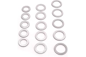 UTSAUTO Oil Crush Washers/Drain Plug Gaskets 15 Packs Replacement for Part # 94109-20000, 94109-14000, 90471-PX4-000 for Hond