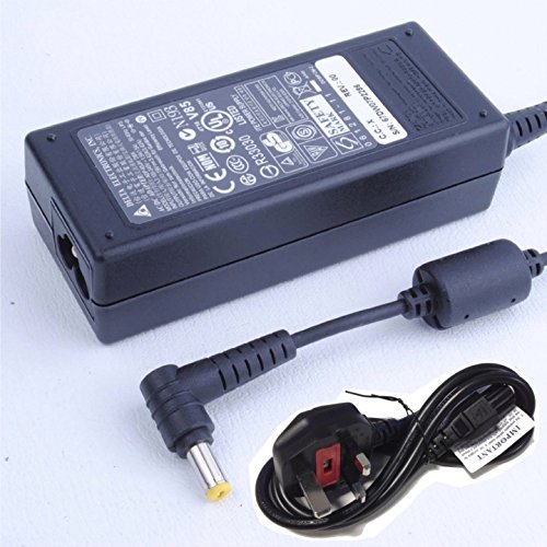 Delta Electronics AC Adapter for Acer Aspire Timeline 1810TZ 3810TZ 4800TZG 4810TZ 4820 4820T 4820TG Aspire ES1 ES1-511 E1 E3 E3-111 E5 1 A114-31 E5-553-10Q6 E5-575 ADP-65DE ADP-65JH H 19V 3.42A