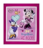Springs Creative Products Disney Minnie Happy Helpers Together We Rock Panel Pink Fabric