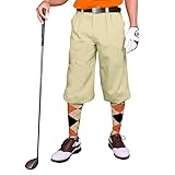 Golf Knickers Natural Cotton (Plus Fours) for Men