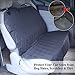 VIVAGLORY Dog Seat Covers, Dog Backseat Rear Cover Pet Car Bench Back Protectors with Anti-Slip Backing for Truck, SUV and Most Cars, Black, 46