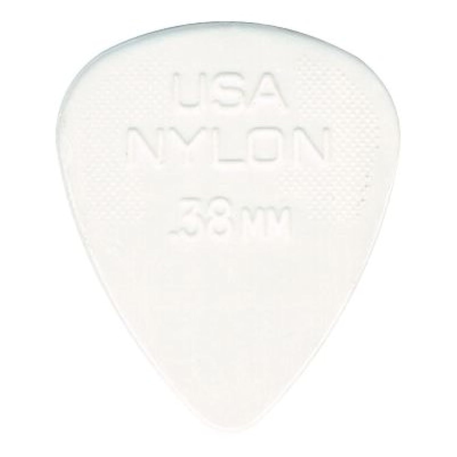 Jim Dunlop Nylon Guitar Picks, 0.38 mm, Pack of 12