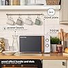 Russell Hobbs RHMM713 17 L 700 W Scandi Compact White Manual Microwave with 5 Power Levels, Wood Effect Handle & Dials…