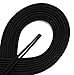 OrthoStep Extra Thin Dress Round Black 36 inch Shoelaces 2 Pair Pack