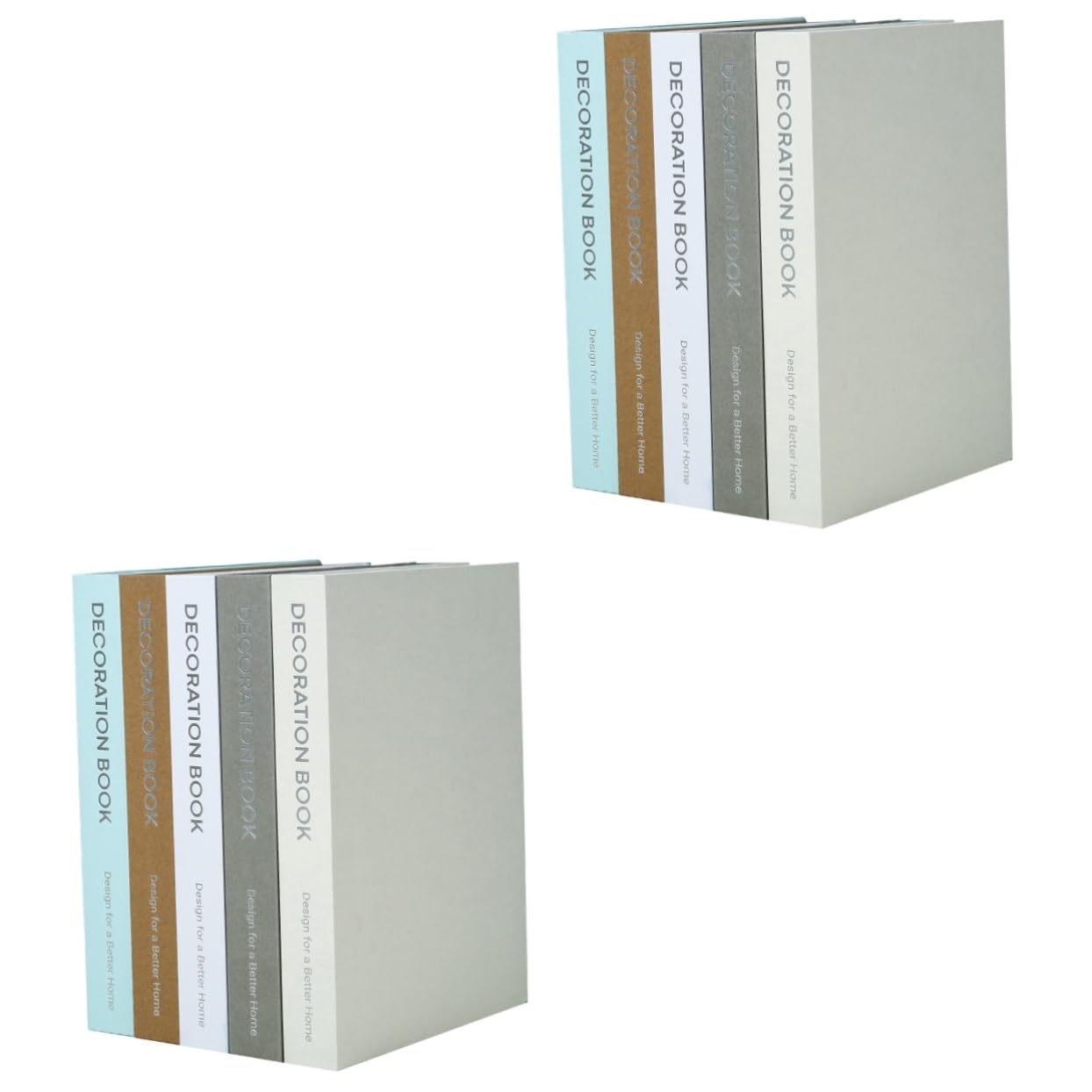 Artibetter 2pcs Coffee Table Set Vintage Christmas Decorations Decor for Office Fake Book Ornament Bookshelf False Book Fake Book Box Tabletop Adornment Tabletop Crafts Desktop Decoration