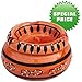SouvNear Big Sale - Moroccan Ashtray Ash Tray wif Lid Ashtray for Outdoor and Indoor wif 3 Cigarette Holder Slots - Hand Painted Smoking Smoke