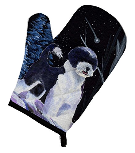 Caroline's Treasures SS8399OVMT Starry Night Portuguese Water Dog Oven Mitt, 12" by 8.5", Multicolor