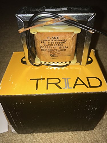 Triad Magnetics F-56X Power Transformer 115VAC To 25.2VAC, 2.8 Amps