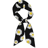 FYQZVI Purse Scarf Handbags For Women Scarfs Bags Band Hair Neck Scarves Silky Long Thin Satin Headscarf Fashion