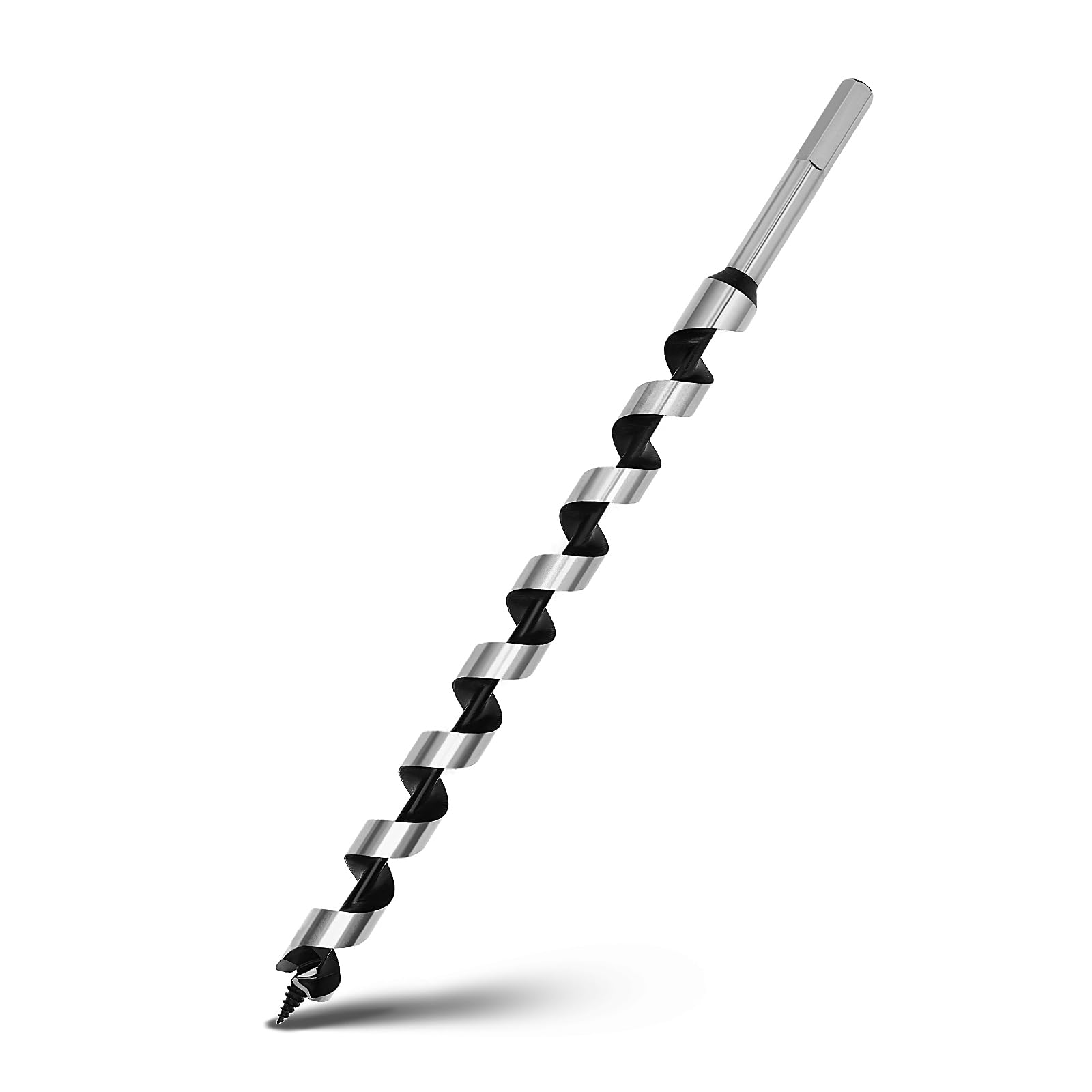 Photo 1 of 5/8 x 13.8 inch Auger Drill Bit for Wood,Hex Shank Ship Auger Bit for Soft Wood, Hard Wood, Plastic, Composite Materials and DIY Projects