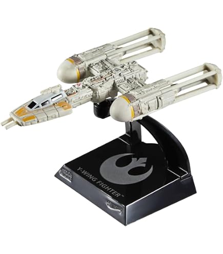 Amazon.com: STAR WARS Y-Wing Fighter Die-Cast Vehicle, 1:50 Scale