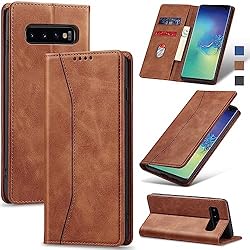 Jasonyu Flip Wallet Case for Samsung Galaxy S10