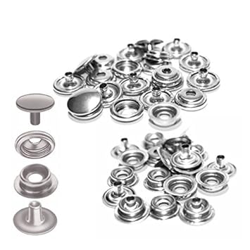 5 Stück Unterteil f Druckknopf Persenning Plane Zelt Verdeck Boot Camping Auto