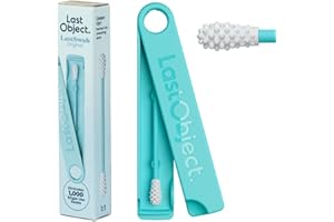 LastSwab® Reusable Cotton Swabs for Ear Cleaning - The Sustainable and Sanitary Alternative to Single-Use Q Tips - Zero Waste and Easy to Clean - Comes with a Convenient Travel Case Holder - Turquoise