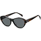 SOJOS Acetate Polarized Cateye Oval Sunglasses for Women Retro Trendy Sun Glasses SJ3120