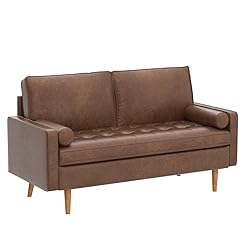 XIZZI Rivet Aiden Mid-Century Modern Loveseat Sofa