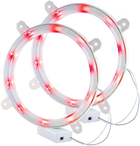 Cornhole LED Lights Kit (2 Set) - Multicolor Ultra Bright and Long Lasting Standard Cornhole Night Light - Perfect for Outdoor Family Activity with Easy Set-up