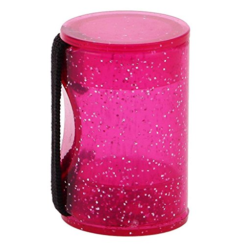Potelin Guitar Shaker Finger Hammer Rhythm Finger Ring Music Guitar Ukulele Ring Sand Finger Shaker Percussion(Rose)