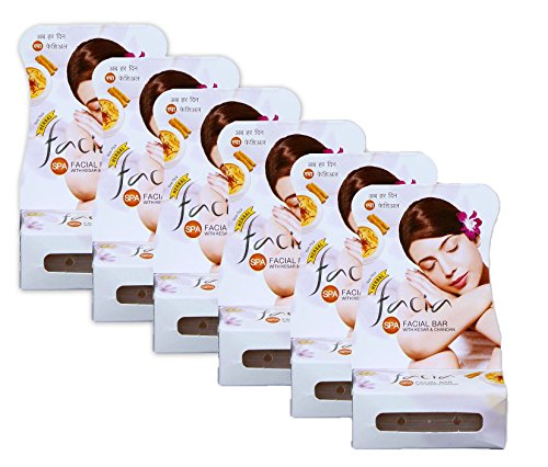 Facia Ratan’s Facial Bar With Kesar And Chandan Pack Of 6 25 Gm Each