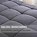 All Season Queen Goose Down Alternative Quilted Comforter with Corner Tabs - Hypoallergenic -Double Plush Fabric -Super Microfiber Fill -Machine Washable - Duvet Insert & Stand-Alone Comforter - Grey