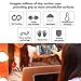 iPhone 6/ 6S Anti Gravity Phone Case, Nano Hands-Free Selfie Clear Protective Goat Case Stick to Mirror, Glass, Tile, Smooth Surface - Black