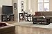 Ameriwood Hollow Core Contemporary Coffee Table, Medium, Black Forest