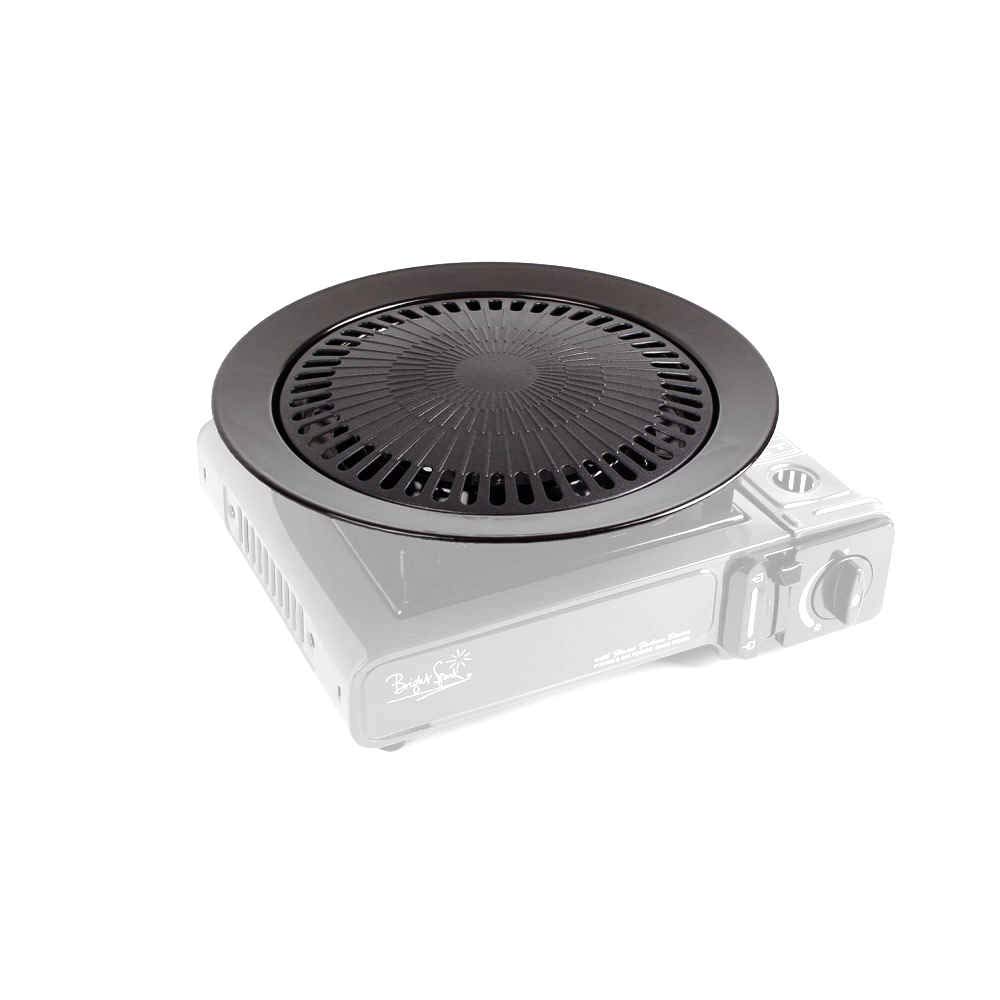 Bright Spark Non-Stick Grill Plate - Black, N/A