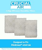3 Holmes HWF100 Humidifier Filters; Fits Holmes HM630, HM729G, HM7203, HM7203RV, HM7204, HM7808, HM7305, HM730RC, HM7306RC, HM7405 & HM7405RC; Compare to Part # HWF100; Designed & Engineered by Crucial Air
