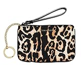 Victoria's Secret Beauty Rush Wristlet Makeup Bag Leopard Print