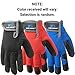 Kids Stretch Work Gloves with Synthetic Leather Palm, Fits Youth Ages 5-8 (Wells Lamont 7700Y)