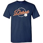 Team Vintage Style Men's T-Shirt for Baseball Fans