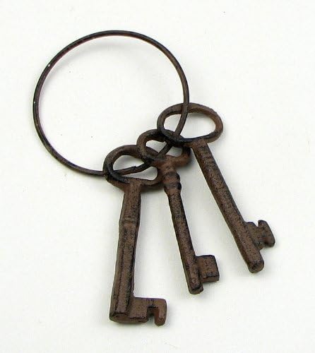Cast Iron Key On Ring