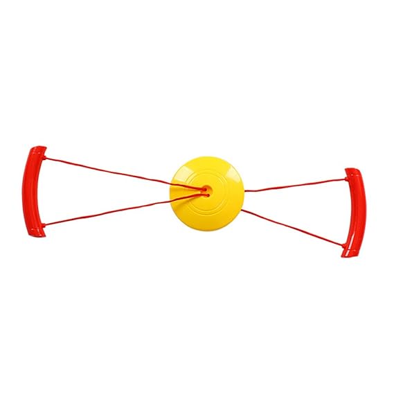 Toyvian Arm Brust Expander für Kinder Bodybuilding Exerciser Spielzeug Große Sport Tension Disc (zufällige Farbe)